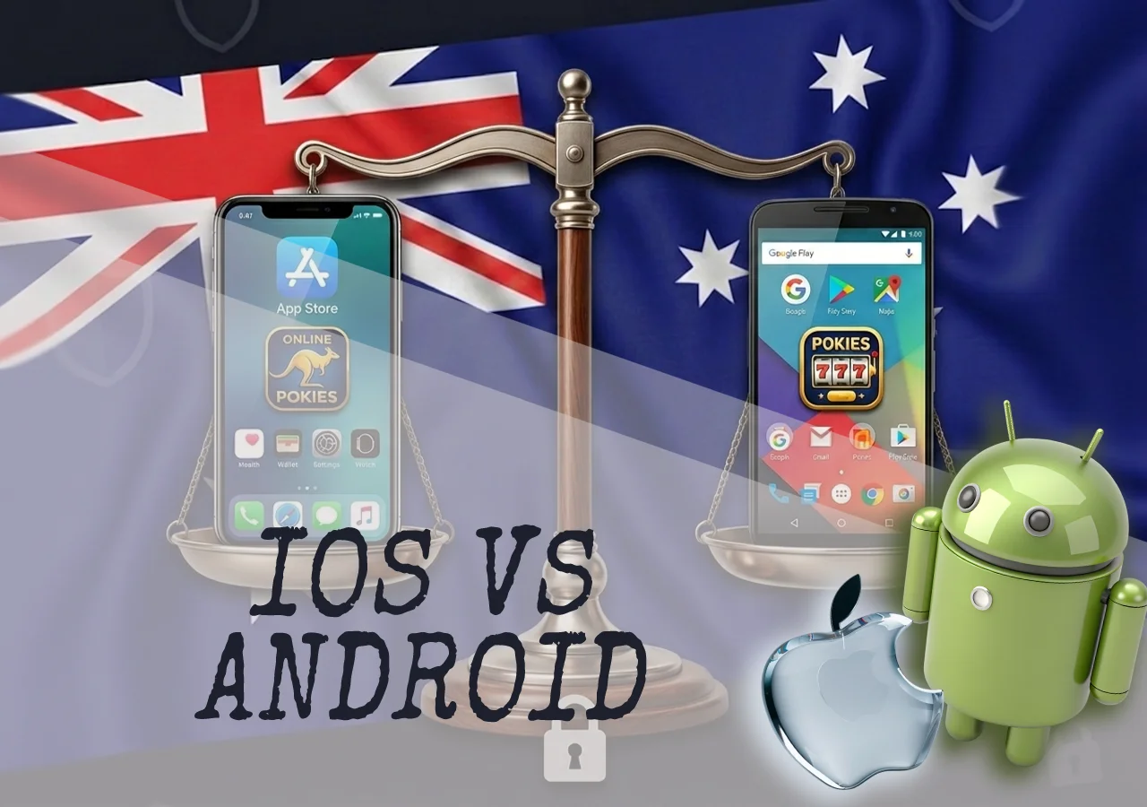 Performance comparison between iOS and Android mobile gambling experience.